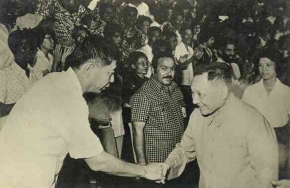 Meeting Deng Xiaoping at the China Invitational Swimming and Diving Friendship Meet (1975)